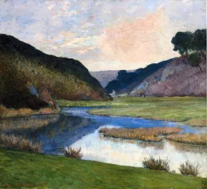 La Bretagne, Vallee du Guilly, Moelan painting by Maxime Maufra