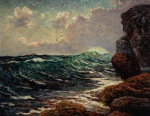 La maree montante a Port-Blanc by Maxime Maufra Oil Painting