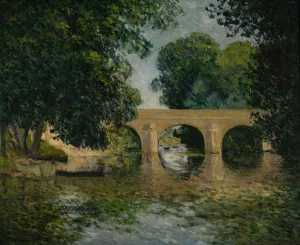 Le pont de l'Isle-Adam ou le Vieux pont by Maxime Maufra Oil Painting