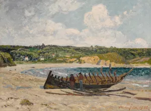 Le Vieux bateau, Morgat Oil painting by Maxime Maufra