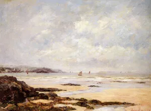 Low Tide at Douarnenez by Maxime Maufra Oil Painting