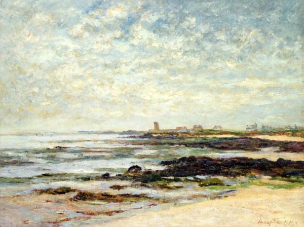 Main Product Photo of Low Tide, Baie de Quiberon Painting by Maxime Maufra