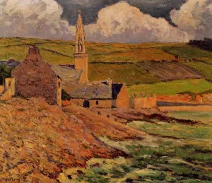 Saint Michel's Church Oil painting by Maxime Maufra