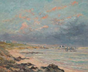 Soir D'orage a Kerhostin by Maxime Maufra Oil Painting