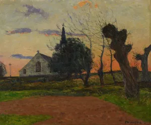 Soleil couchant, Cadol by Maxime Maufra Oil Painting