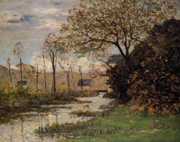 The Auray River, Spring by Maxime Maufra - Hand-Painted Oil Painting Reproduction