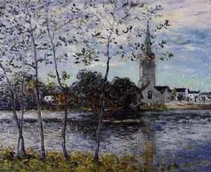 The Banks of the Pond at Rosporden, Finistere by Maxime Maufra Oil Painting