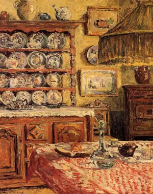 The Dining Room after Lunch Oil painting by Maxime Maufra