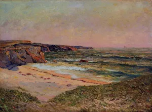 The Dunes of Port Blanc near Ile de Quiberon Oil painting by Maxime Maufra