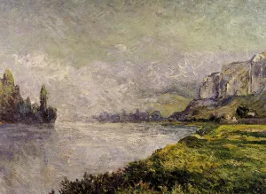 The Retreating Fog, Morning, Les Andelys Oil painting by Maxime Maufra