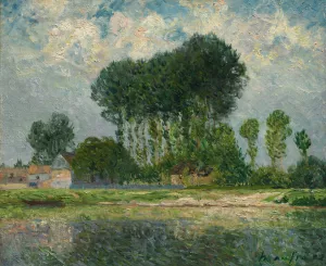 The River by Maxime Maufra Oil Painting