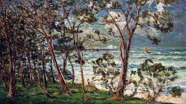 Main Product Photo of The Shore at Duarnenez Painting by Maxime Maufra