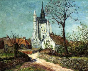 The Village and Chapel of Sainte-Avoye also known as Morbihan Oil painting by Maxime Maufra