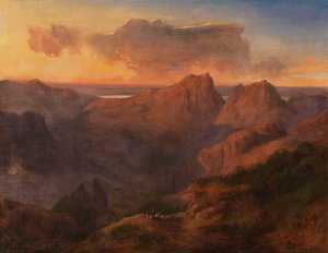 Chiemseelandschaft by Maximilian Haushofer Oil Painting