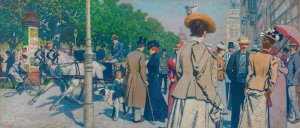 Sirk-Ecke by Maximilian Lenz Oil Painting