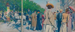 Sirk-Ecke by Maximilian Lenz Oil Painting