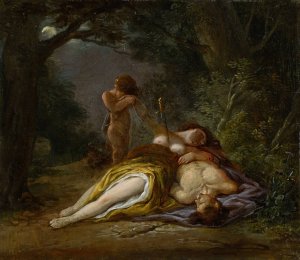 Pyramus and Thisbe by Maximilian Neustuck Oil Painting