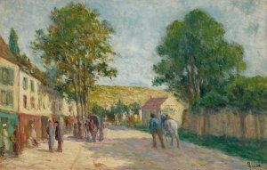 Environs de Paris by Maximilien Luce Oil Painting