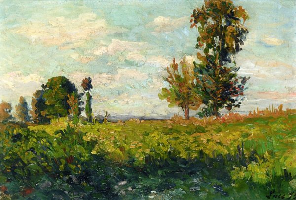 Main Product Photo of Fields Painting by Maximilien Luce
