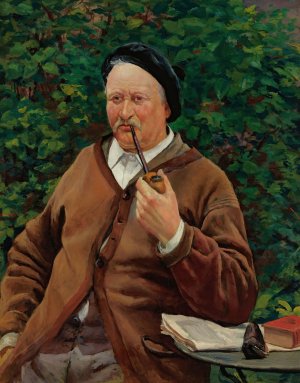 Le Pere De L'artiste by Maximilien Luce Oil Painting