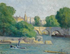 Le Vert Gallant by Maximilien Luce Oil Painting