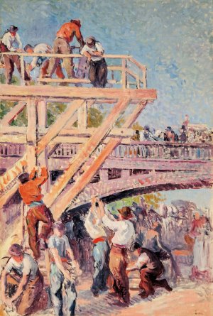 Les Travailleurs by Maximilien Luce Oil Painting