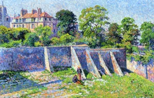 Montmartre, the Rue des Saules by Maximilien Luce - Oil Painting Reproduction