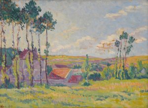 Moulineux, la teinderie by Maximilien Luce Oil Painting