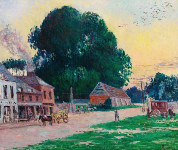 Main Product Photo of Paris, Le Quartier De Vaugirard  Painting by Maximilien Luce
