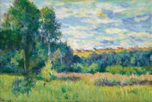 Paysage by Maximilien Luce Oil Painting
