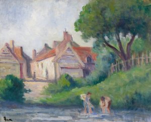 Pecquigny by Maximilien Luce Oil Painting