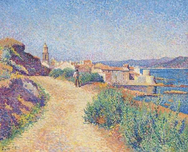 Main Product Photo of Saint-Tropez  Painting by Maximilien Luce
