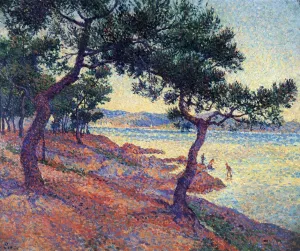 Saint Tropez, Les Canoubiers Oil painting by Maximilien Luce