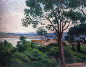 Saint-Tropez painting by Maximilien Luce