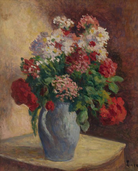 Main Product Photo of Vase De Giroflees Painting by Maximilien Luce