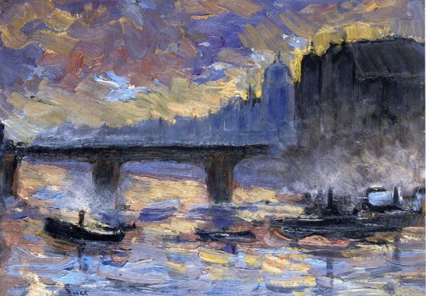 Main Product Photo of View of London Painting by Maximilien Luce