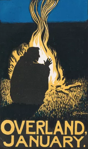 Overland; January by Maynard Dixon Oil Painting