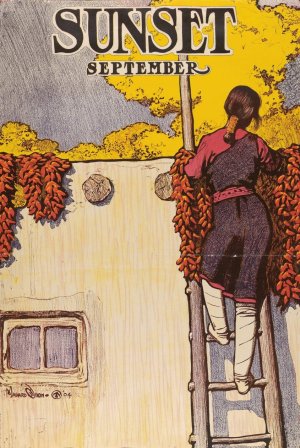 Sunset Magazine, September by Maynard Dixon Oil Painting