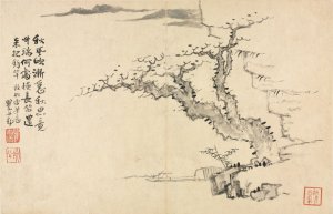 Landscapes in Various Styles after Old Masters 6 by Mei Qing Oil Painting