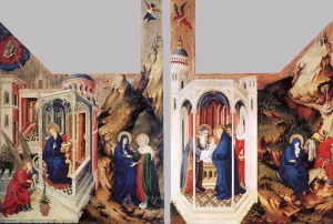 The Dijon Altarpiece by Melchior Broederlam - Oil Painting Reproduction