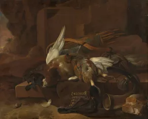 A Hunter's Bag by Melchior D'Hondecoeter Oil Painting