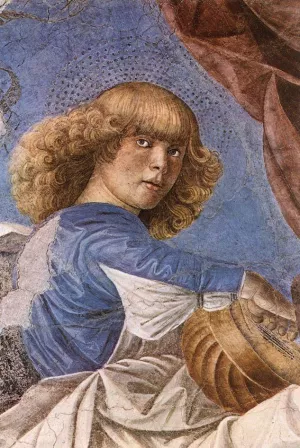 Music-Making Angel painting by Melozzo Da Forli