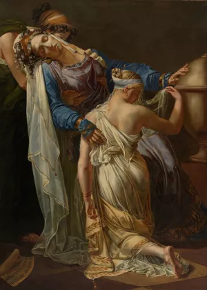 Hecuba and Polyxena by Merry-Joseph Blondel Oil Painting