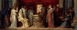 Presentation Of Jesus In The Temple by Merry-Joseph Blondel Oil Painting
