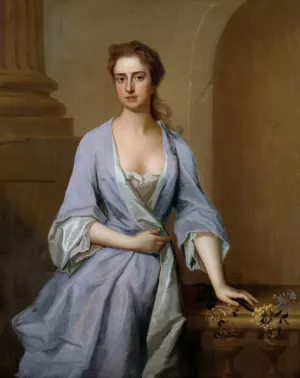Portrait of a Lady by Michael Dahl Oil Painting