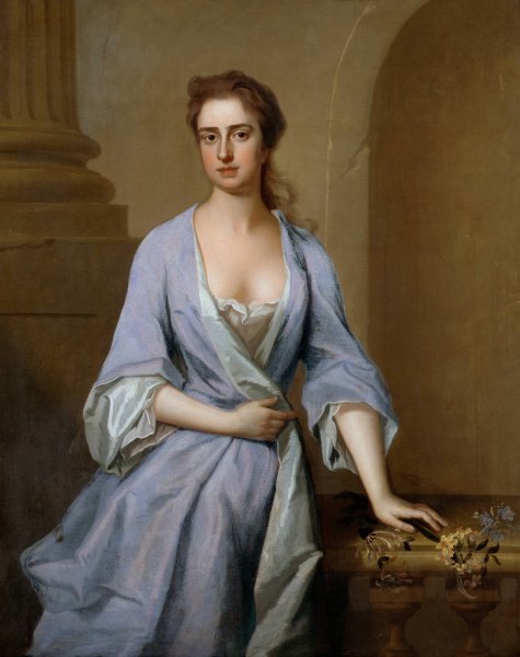 Portrait of a Lady by Michael Dahl - Hand-Painted Oil Painting Reproduction