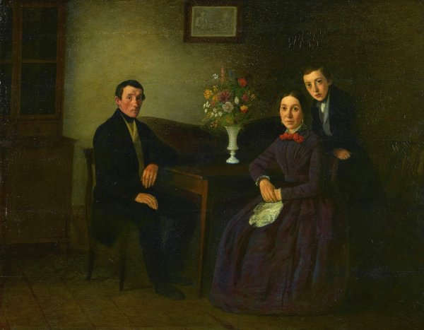Main Product Photo of Familie Musch Painting by Michael Neder