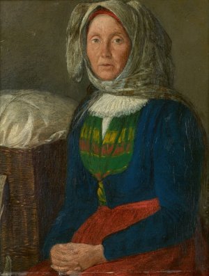 Niederosterreichische Bauerin by Michael Neder Oil Painting