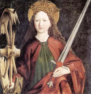 St Catherine by Michael Pacher Oil Painting