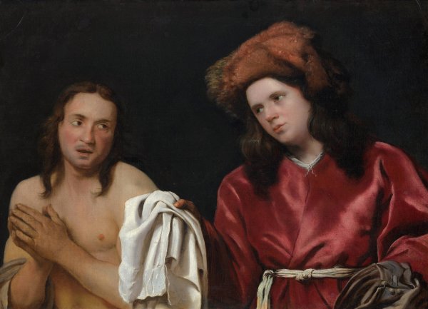 Clothing the Naked  by Michael Sweerts - Hand-Painted Oil Painting Reproduction